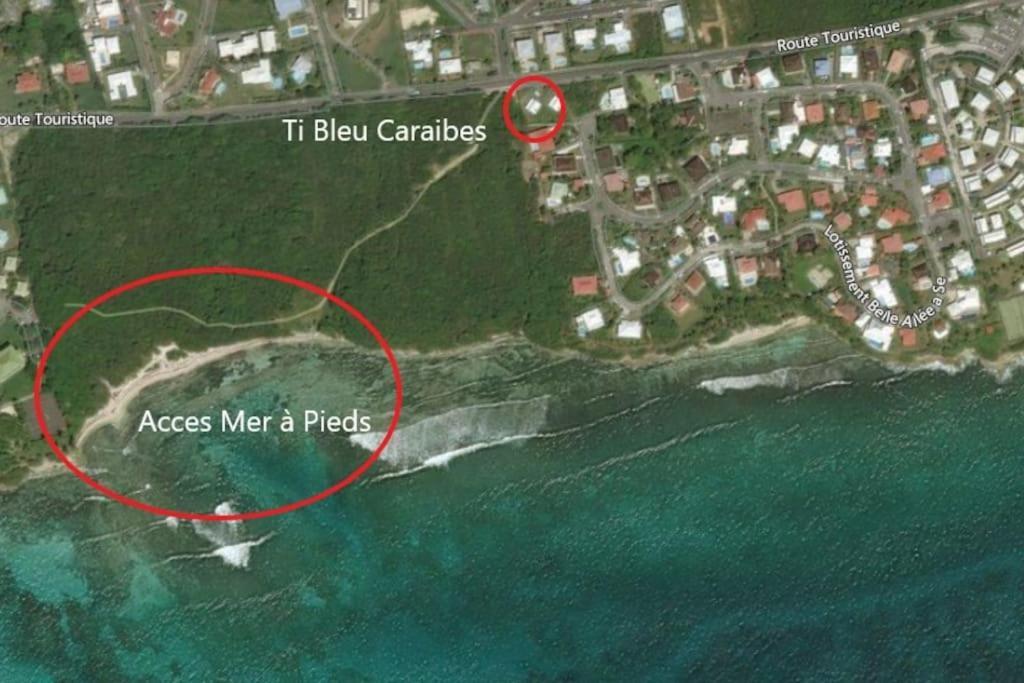 Villa Ti Bleu Caraibes 8 Personnes A St Francois Saint-Francois  Exteriér fotografie